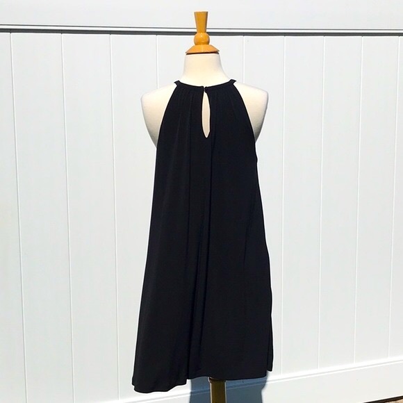 NWOT Nicole Miller Black  Halter Dress Size Medium - Picture 5 of 15
